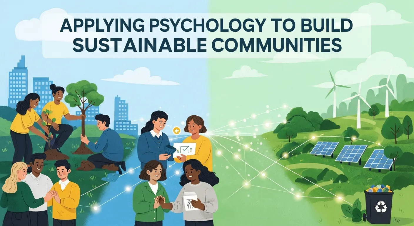 Psychology to Build Sustainable Communities