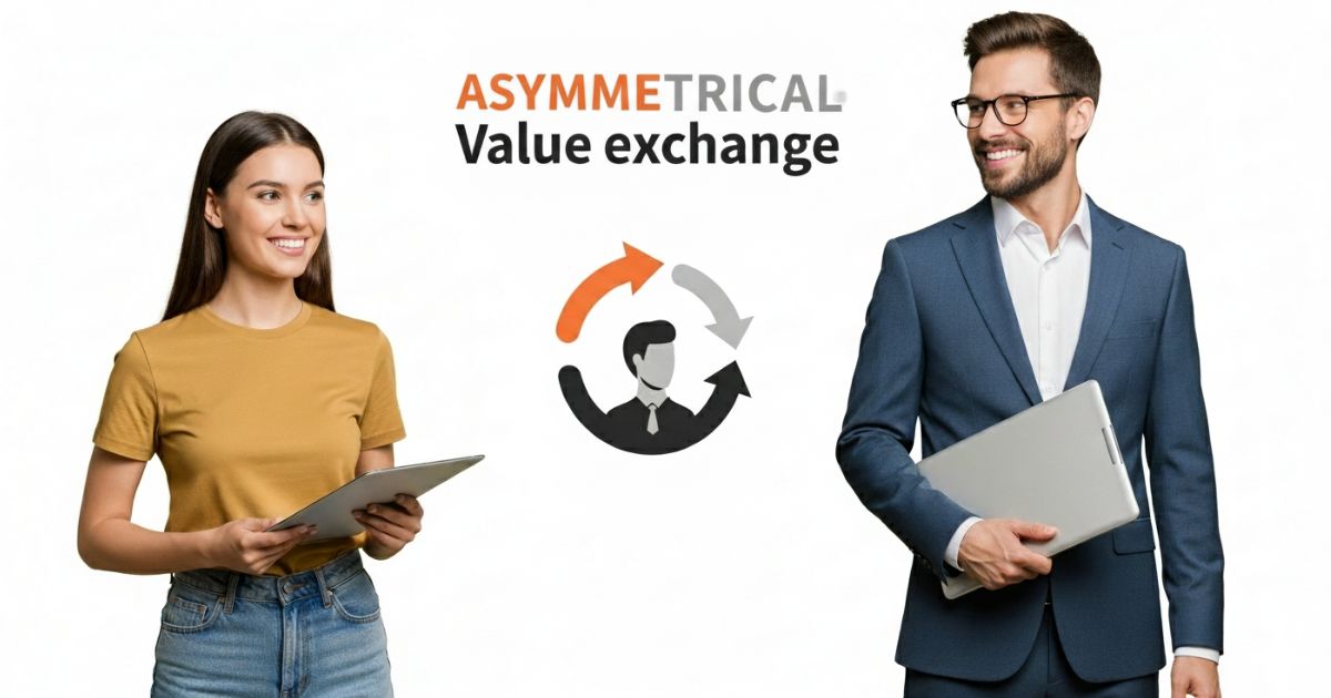 Asymmetrical Value Exchange