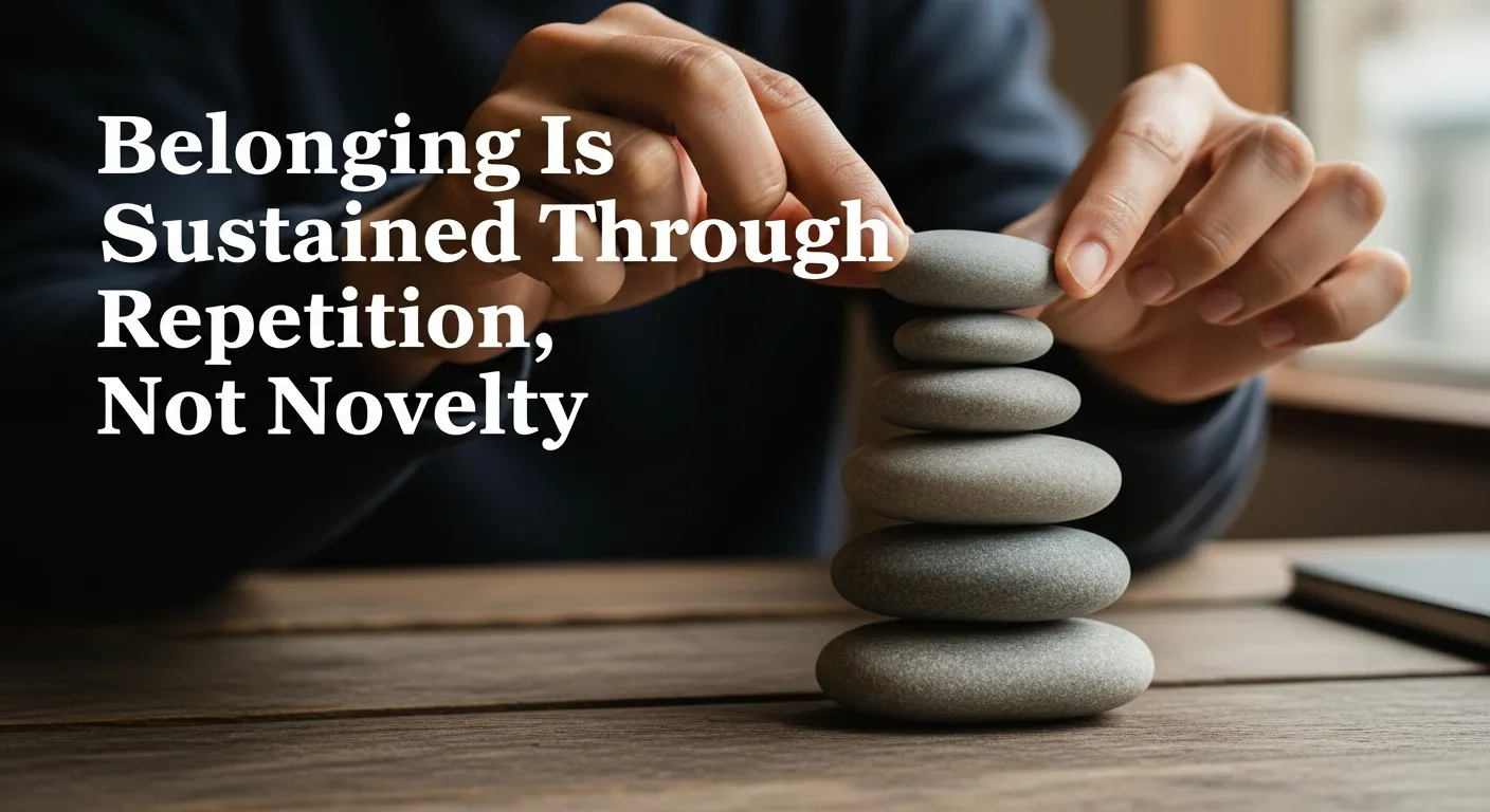 Belonging Is Sustained