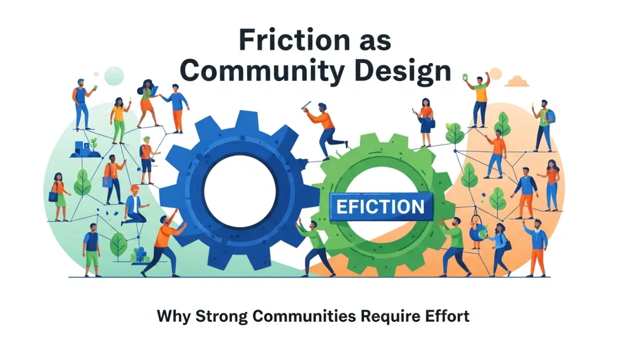 Friction as Community Design