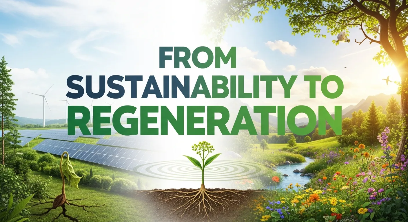 Sustainability to Regeneration