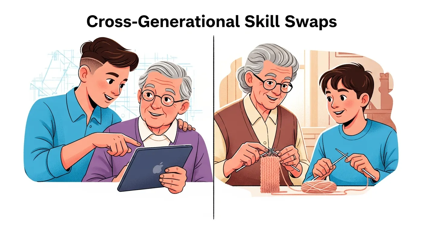 Cross-Generational Skill Swaps