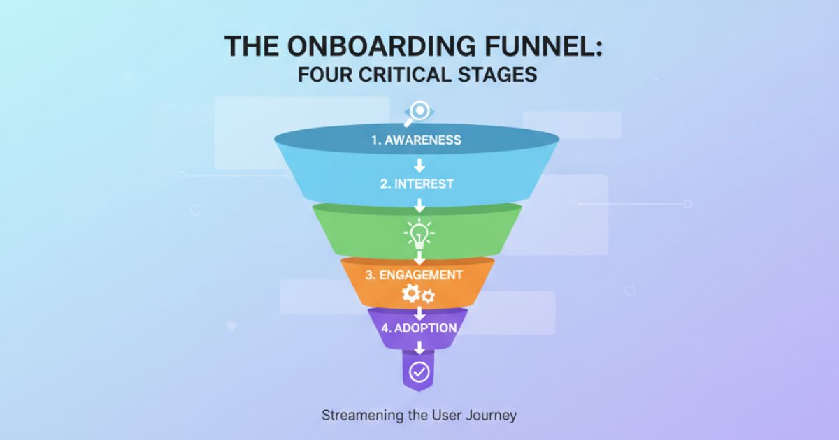 The Onboarding Funnel Four Critical Stages