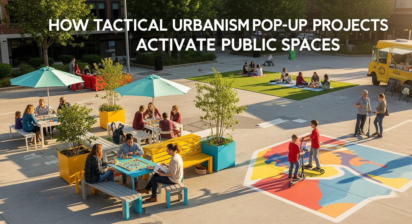 Tactical Urbanism Pop-Up Projects 
