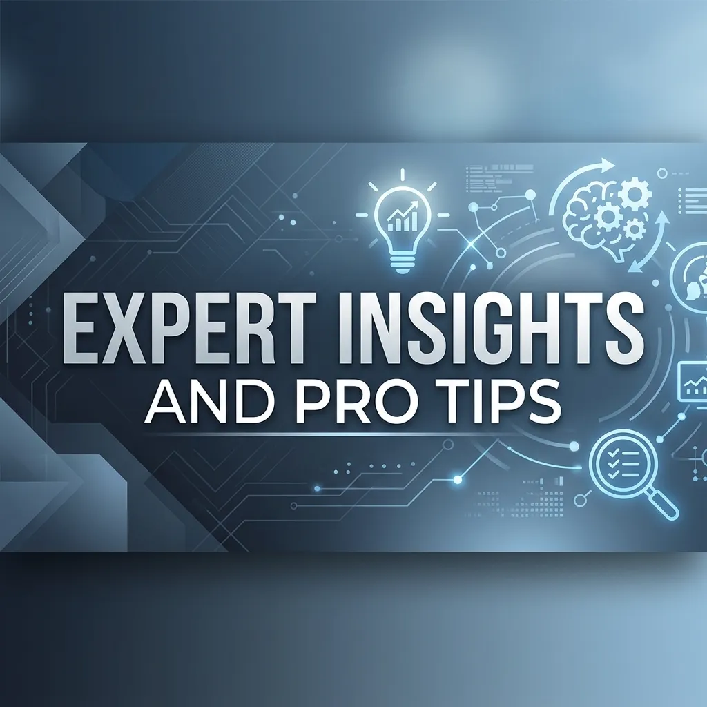 Expert Insights and Pro Tips